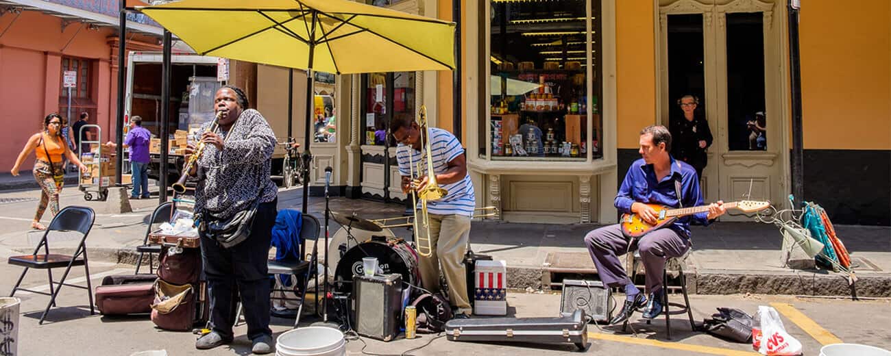 Band Playing New Orleans City